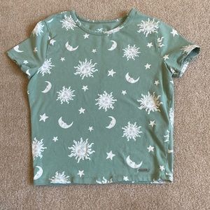 Sun and moon baby tee from Hollister.